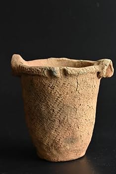 Amazon.co.jp: 状態良好【縄文土器深鉢】高さ13.5㎝花器検索埴輪
